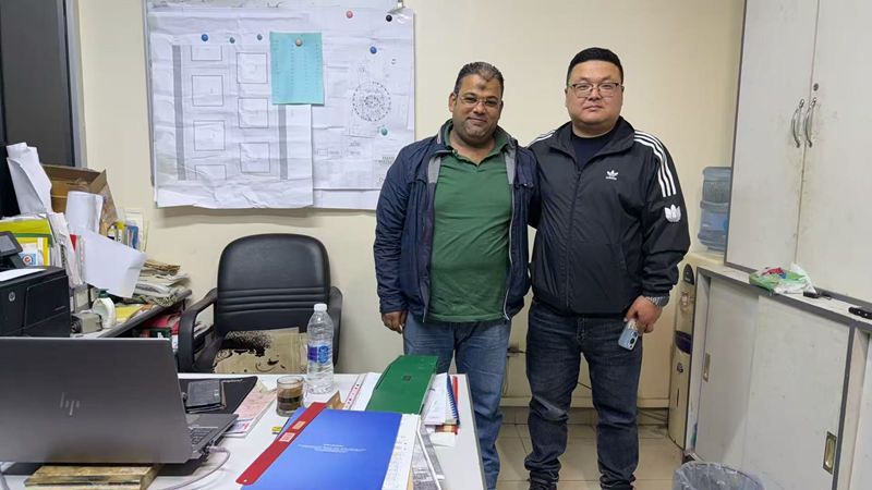Jinzeyuan customers visit our factory